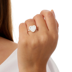 Anillo Corazoncito de Madreperla - comprar online