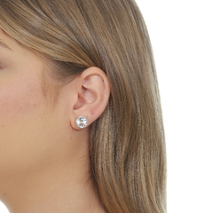 White Topaz earrings - buy online