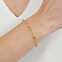18K gold 7 chakras bracelet - buy online