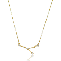 950 Sterling Silver Cancer necklace gold plated or not - buy online