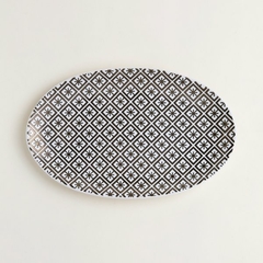 BANDEJA OVAL CERAMICA 36,5 CM