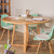 Juego de comedor - Mesa Nórdica Gervasoni madera 130cm + 4 sillas eames color a eleccion- LMO - comprar online
