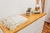 Cómoda California 8 cajones laqueados blancos tapa madera paraíso 120 x 100 - LMO - - tienda online