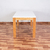 Mesa comedor Milano madera paraiso con tapa laqueada blanca 140 cm - LMO en internet