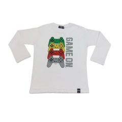 Art. 8083- Remera niño m/l Game On en internet