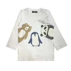 Art. 8819 - Remera bebé m/l animal super friend - comprar online