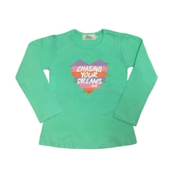 Art. 8826 - Remera niña m/l Chasing your Dreams - comprar online