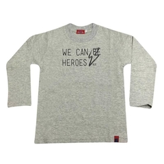 Art. 7256 - Remera niño We can be heroes - Blue Baby & Kids