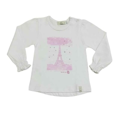 Art. 8461 - Remera beba m/l Torre Eiffel - comprar online