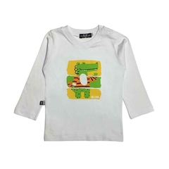 Art. 8809 - Remera bebé m/l Cocodrilo - comprar online