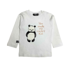 Art. 8810 - Remera bebé m/l Panda - comprar online