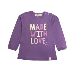 Art. 8813 - Remera beba m/l Made with Love