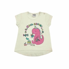 Art. 3034 – Remera beba m/c Dino Cool Beach - Blue Baby & Kids