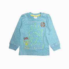 Art. 3271 – Remera bebé m/l Fútbol - Blue Baby & Kids