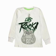 Art. 3350 – Remera niño m/l Let´s Rock en internet