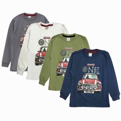 Art. 3356 – Remera niño m/l Auto One