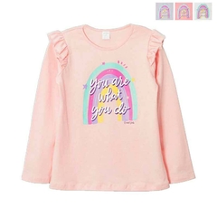 Art. 3701 - Remera niña m/l Arcoiris