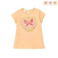 Art. 3814 - Remera beba m/c Mariposa Corazón