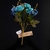 Ramo 10 flores Artificiales celeste azul N:382/96 en internet