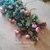 Guia Encadenado flores Artificiales Eventos Mod: 1611 rosa /1607 Turquesa
