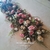 Guia Encadenado flores Artificiales Eventos Mod: 1610 Rosa/ 1611 Blanco