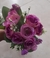 Ramo flor Artificial Ranunculo Flor Violeta Púrpura