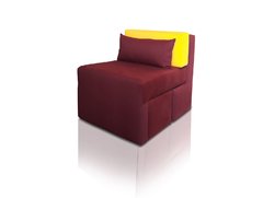 Poltrona Cama De Solteiro Modelo Cx01_nu - Poltrona Que Se Transforma Em Sofá Cama Cor Marron - comprar online