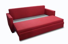 Sofá Cama De Casal Modelo Alto - Sofá Que Se Transforma Em Sofá Cama - Cor Vermelho - loja online