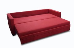 Imagem do Sofá Cama De Casal Modelo Alto - Sofá Que Se Transforma Em Sofá Cama - Cor Vermelho