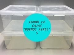 COMBO x4 CAJAS "BUENOS AIRES" S CON TAPA en internet