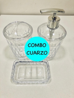 COMBO LINEA "CUARZO" SET x3 DE ACRILICO