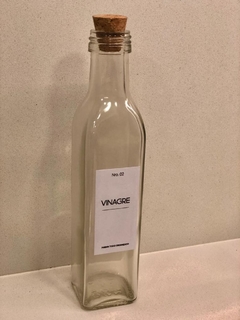 BOTELLA DE VIDRIO "CUISINE" TRANSPARENTE "S" en internet