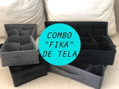 COMBO CAJONES "FIKA" DE TELA