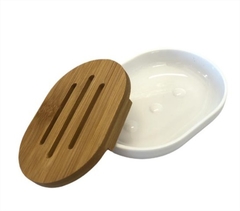 SET x3 PARA BAÑO "NUVELL" NORDICO CON BAMBOO