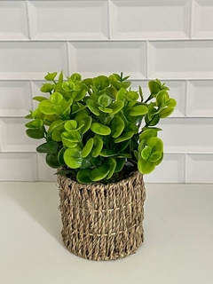 PLANTA ARTIFICIAL "LETY" CON MACETA