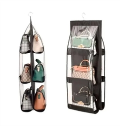 ORGANIZADOR COLGANTE NEGRO PARA CARTERAS CON PERCHA - comprar online