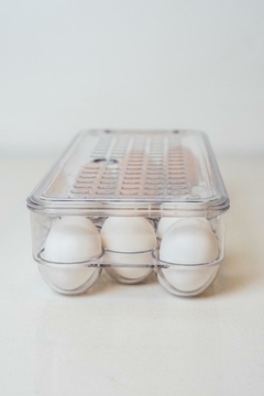 CAJA ORGANIZADORA "EGGY" PARA HUEVOS / HUEVERA DE ACRILICO 18U #8