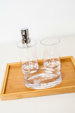 SET x3 “CRISTAL” PARA BAÑO DE ACRILICO - tienda online