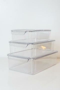 ORGANIZADOR "CLEAR" RECTANGULAR "XXL" CON TAPA #4 en internet