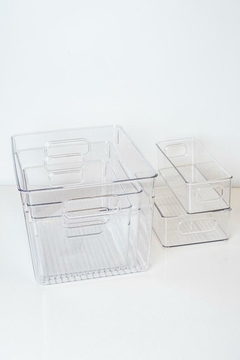 ORGANIZADOR "CLEAR" PARA HELADERA "XS" DE ACRILICO CON ASAS SIN TAPA #1 - tienda online