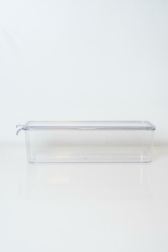 ORGANIZADOR "CLEAR" ANGOSTO "L" CON TAPA #2 - comprar online