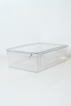 ORGANIZADOR "CLEAR" RECTANGULAR "XL" CON TAPA #3