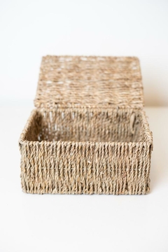 CAJA SEAGRASS "GLAM" CON TAPA "S" #2 - comprar online