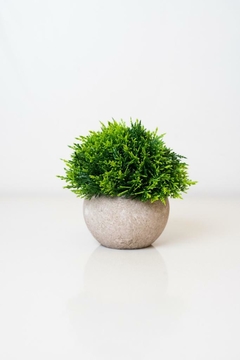 PLANTA ARTIFICIAL "TREE" CON MACETA DE CEMENTO - comprar online