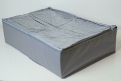 CAJA PLEGABLE GRIS CON TAPA