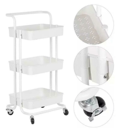 CARRITO MUEBLE ORGANIZADOR "HOME VIP" CON MANIJA - tienda online