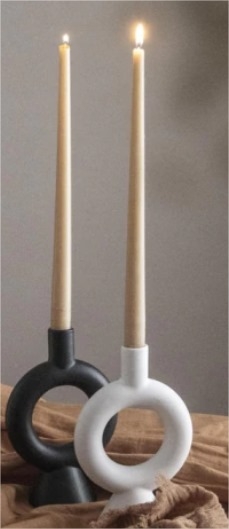 CANDELABRO DE CERAMICA "DUNY" CHICO - comprar online