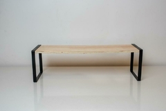 Imagen de ESTANTE DECO "FOLK" DE MADERA NATURAL Y METAL BLACK