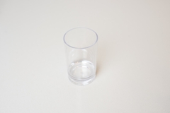 VASO "CRISTAL" DE ACRILICO PARA CEPILLOS