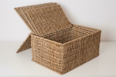 CAJA SEAGRASS "GLAM" CON TAPA "XL" #7 - comprar online